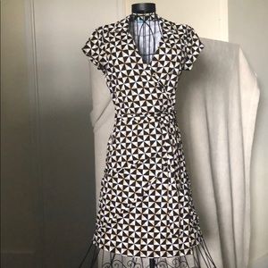 J McLaughlin Printed Wrap Dress